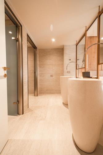 Koupelna v ubytování Hotel Vale