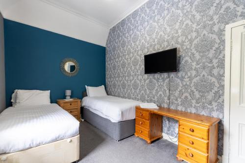Ένα ή περισσότερα κρεβάτια σε δωμάτιο στο The Bein Inn Hotel & Restaurant