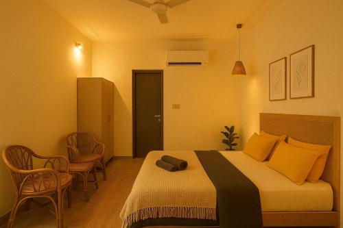 Postel nebo postele na pokoji v ubytování Bunk Hostel Rishikesh
