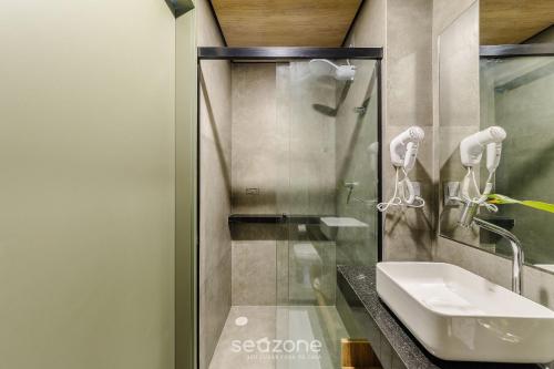 Un baño de NWTs - Estudios con vista lateral al mar en Maceió III