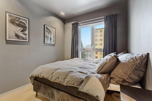 Postel nebo postele na pokoji v ubytování Appartment in Fredrikstad