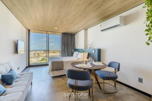 Un lugar para sentarse en NWTs - Estudios con vista lateral al mar en Maceió III