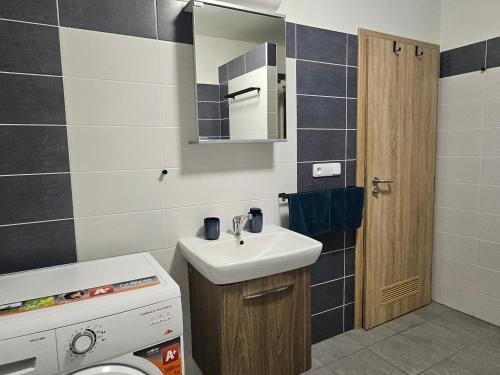 Koupelna v ubytování Apartmán u Týnky