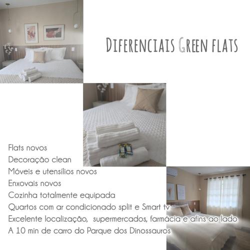 Postel nebo postele na pokoji v ubytování Green Flats em Miguel Pereira