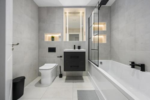 Ένα μπάνιο στο Luxury Apartment Heart of Didsbury