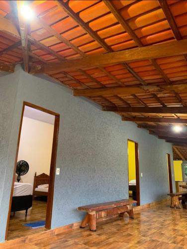 Postel nebo postele na pokoji v ubytování casa rural Bon Tempo