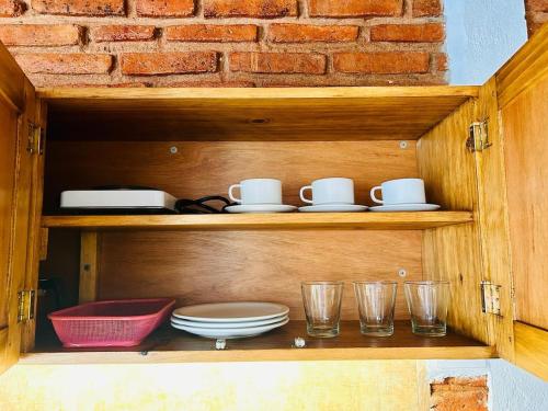 Plateau bouilloire dans l'établissement Alojamiento Santa Rita