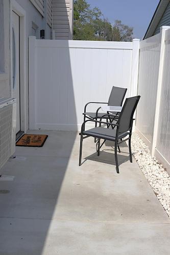 Patio nebo venkovní prostory v ubytování White Serenity Retreat