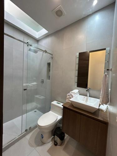 Casa 621 tesisinde bir banyo