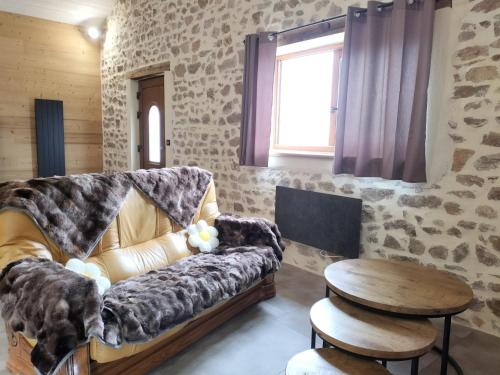 Posezení v ubytování Gîte de Frouges