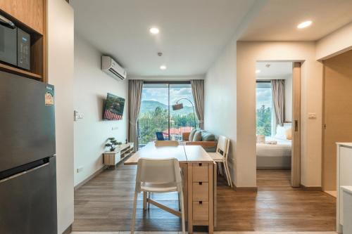 Η κουζίνα ή μικρή κουζίνα στο Laguna Skypark Residences