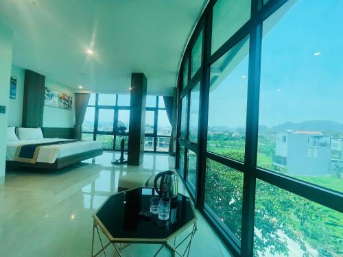 Χώρος καθιστικού στο Tam Coc Guest House One & Hotel Ninh Binh