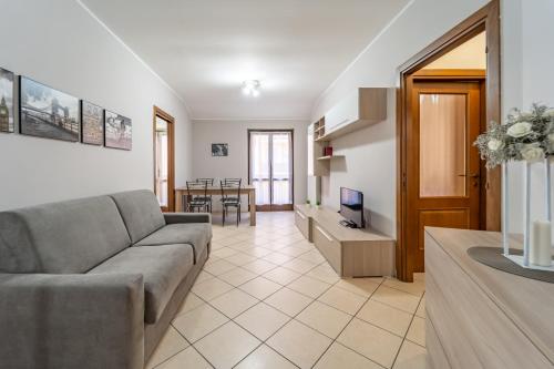 Χώρος καθιστικού στο Cà del Borgo