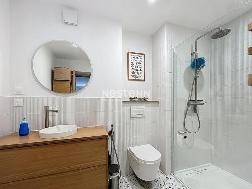 Ένα μπάνιο στο 3721-Duplex dans les Albères