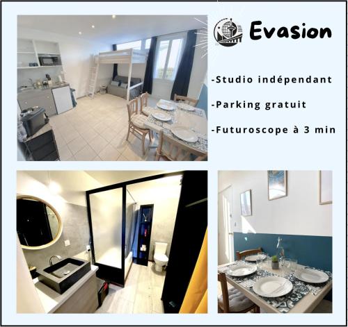 Studio proche du Futuroscope, à Aquascope