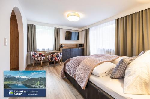 TV a/nebo společenská místnost v ubytování Appartements by Hofer