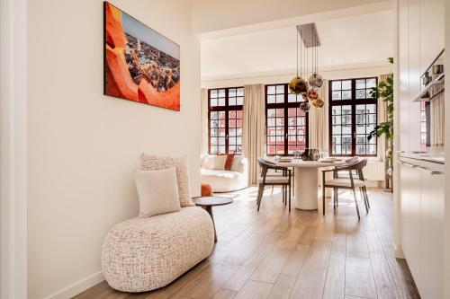 Posezení v ubytování Heritage Suites Antwerp