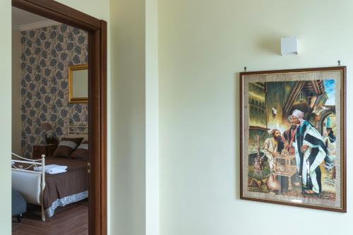 Villa Vesuvioにあるベッド