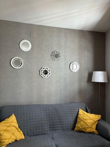 Χώρος καθιστικού στο Luxury Suite Silleria