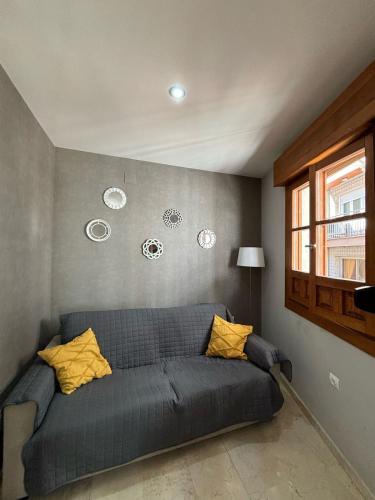 Χώρος καθιστικού στο Luxury Suite Silleria