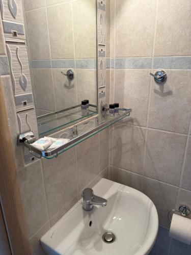A bathroom at Vias