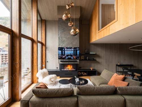 Posezení v ubytování Penthouse 2 hijas 4-BR