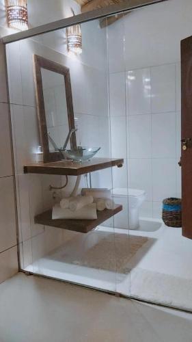 Koupelna v ubytování Casa Gabriela-Confort and Exclusivity in Trancoso