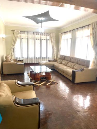 Χώρος καθιστικού στο Sham1home