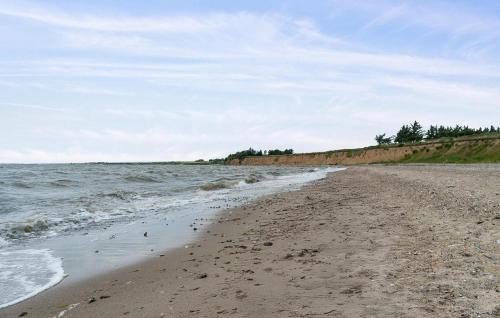 Øster AsselsにあるNice Home In Øster Asselsの海を背景にした砂浜