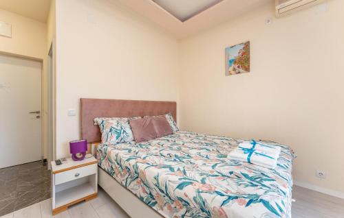 Кровать или кровати в номере Gorgeous Apartment In Biograd Na Moru