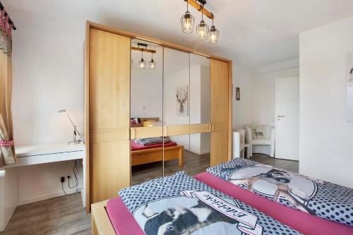 Katil atau katil-katil dalam bilik di Ferienwohnung Bäumchen