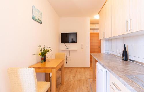 Kuchyň nebo kuchyňský kout v ubytování 1 Bedroom Stunning Apartment In Duce