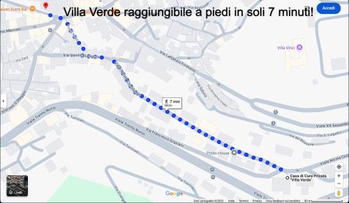 eine Karte in der Unterkunft santarelli in Fermo