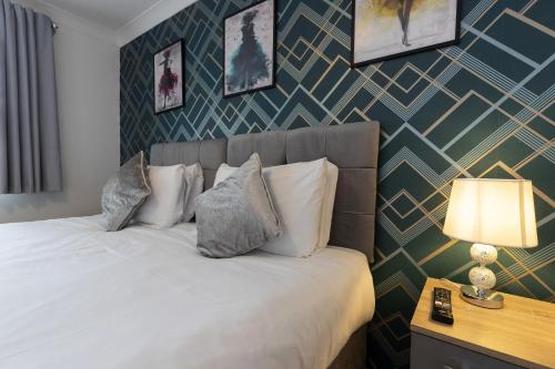 Postel nebo postele na pokoji v ubytování Tyne and Wear retreat, Newcastle