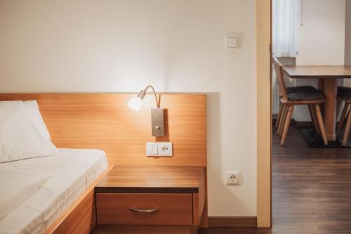Cama o camas de una habitación en Weihergut