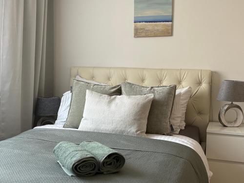 Katil atau katil-katil dalam bilik di Martina Rooms&Restaurant Łeba
