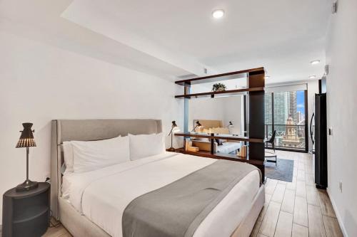Cama o camas de una habitación en Lux Studio Miami and Bay views