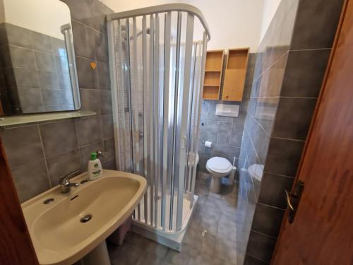 Et badeværelse på Casa la Quercia