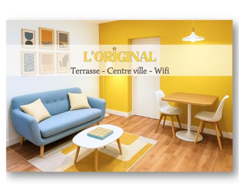 CONTEMPORAIN avec Terrasse - Plein centre Ville
