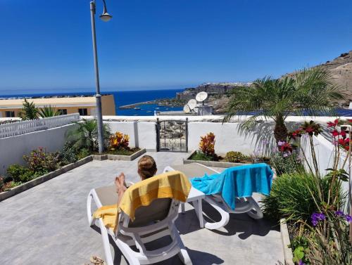 Casa Johan - apartamento con soprendentes vistas y terraza ajardinada