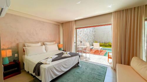 Ένα ή περισσότερα κρεβάτια σε δωμάτιο στο Flat Île de Pipa Fiji - By Almare