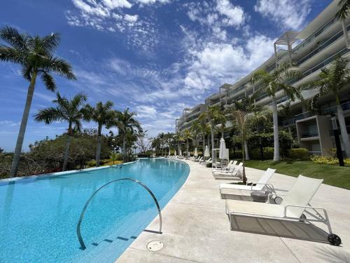 Bazén v ubytování Luxury Villa in Punta Mita nebo v jeho okolí