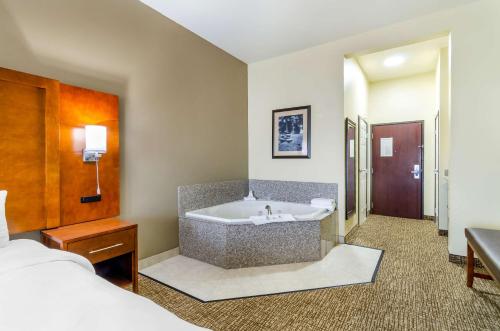 Postel nebo postele na pokoji v ubytování Comfort Inn & Suites near Bethel College