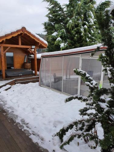 Chalet Mattéo semasa musim sejuk