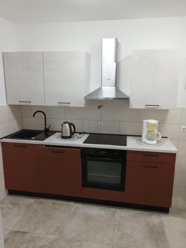 Dapur atau dapur kecil di Apartment Amadeus