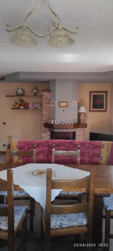 Posezení v ubytování Appartamento Gallicano - La Tana
