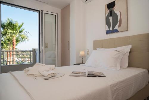 Ένα ή περισσότερα κρεβάτια σε δωμάτιο στο Stamnelia Villa