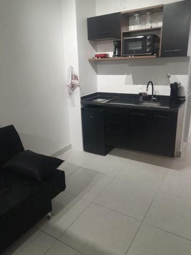 Кухня или мини-кухня в Loft in the center of Rio
