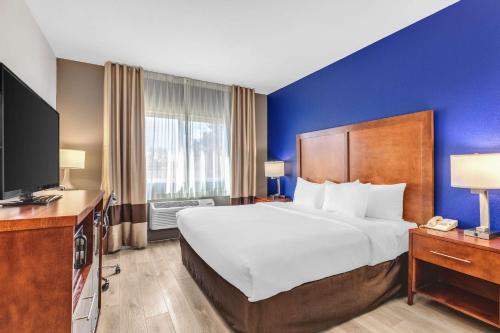 Postel nebo postele na pokoji v ubytování Comfort Inn Denver West Arvada Station