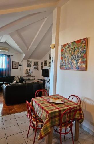 Kuchyň nebo kuchyňský kout v ubytování Apartment Lamer